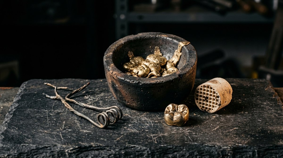 Industrial gold and dental scrap we buy